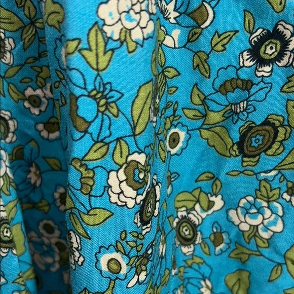 Natural Life Teal and Green Floral Dress size XL - Picture 4 of 12
